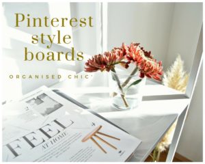 organised chic pinterest style boards