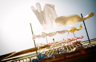 washing family laundry