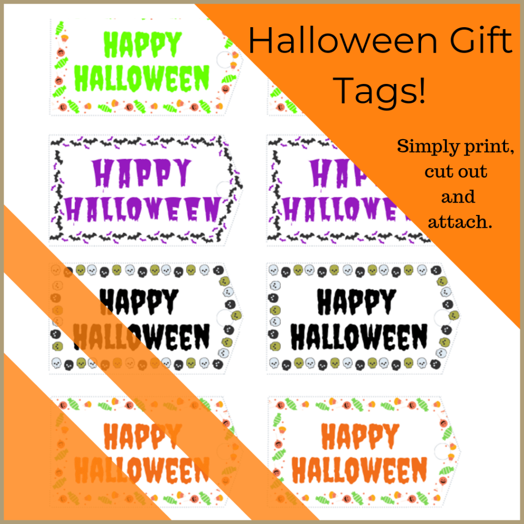 printable halloween gift tags