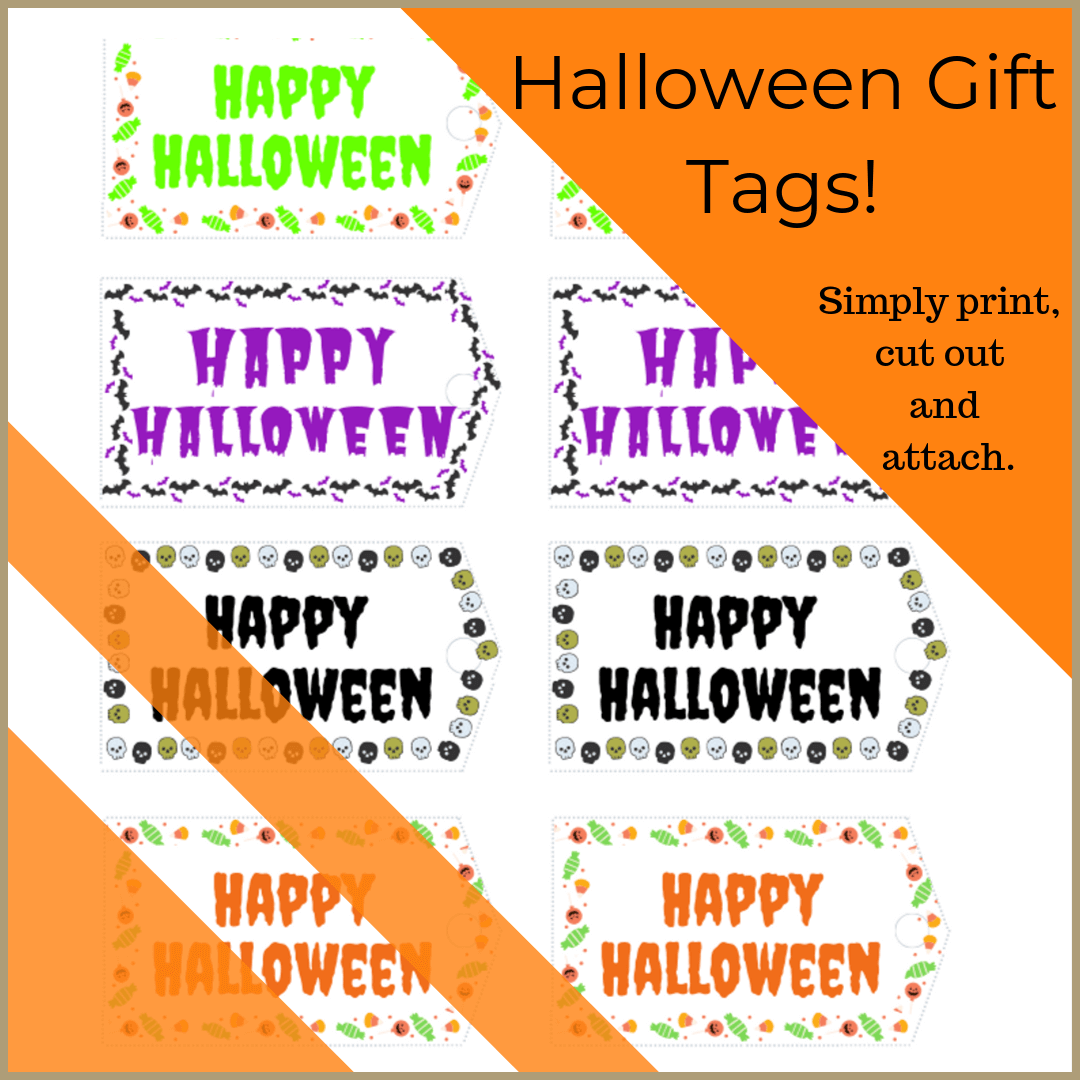 Halloween Gift Tags - Organised Chic